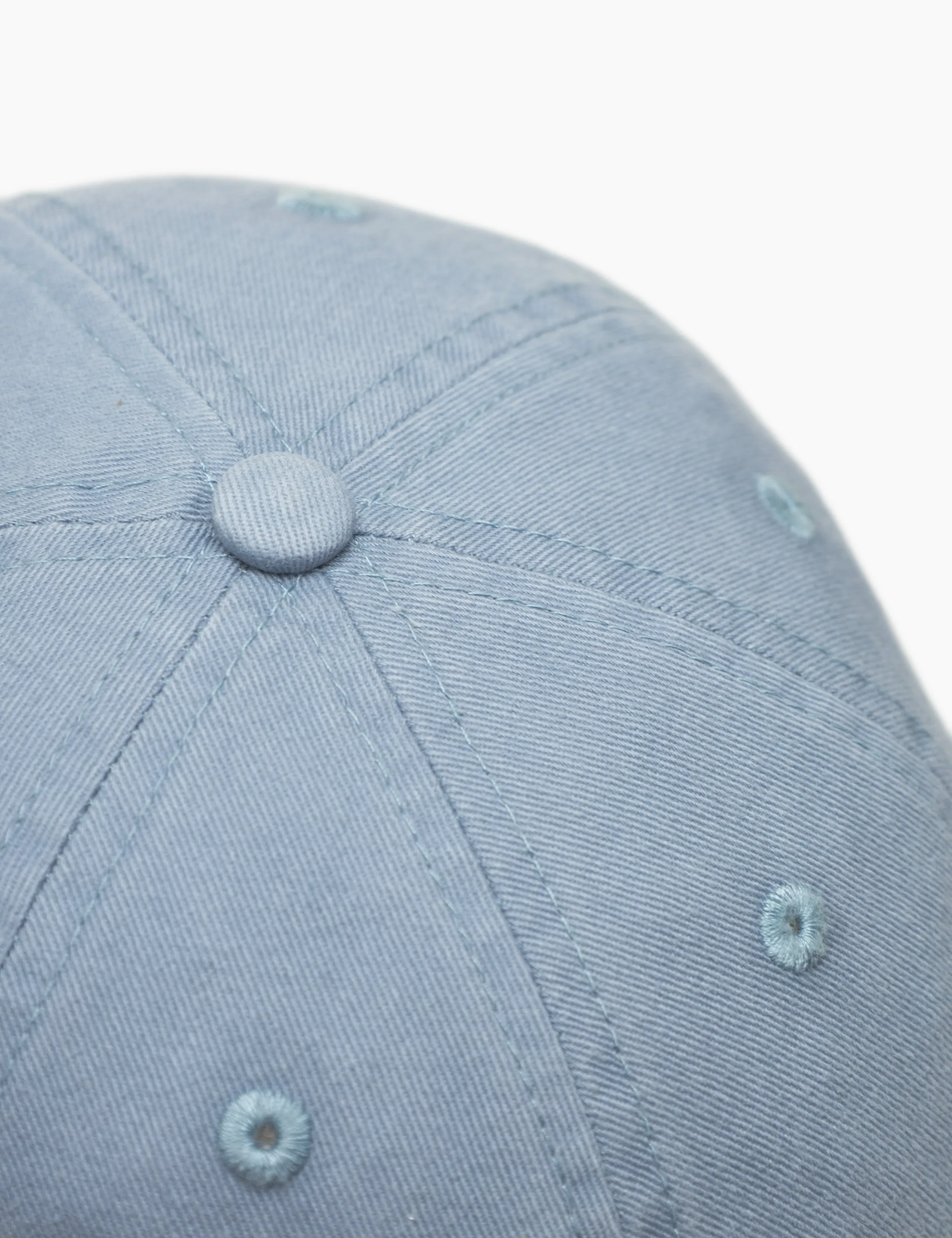HAWK WASHED 2-TONE CAP - DUSTY BLUE/BROWN sold by Foret product image thumbnail 5