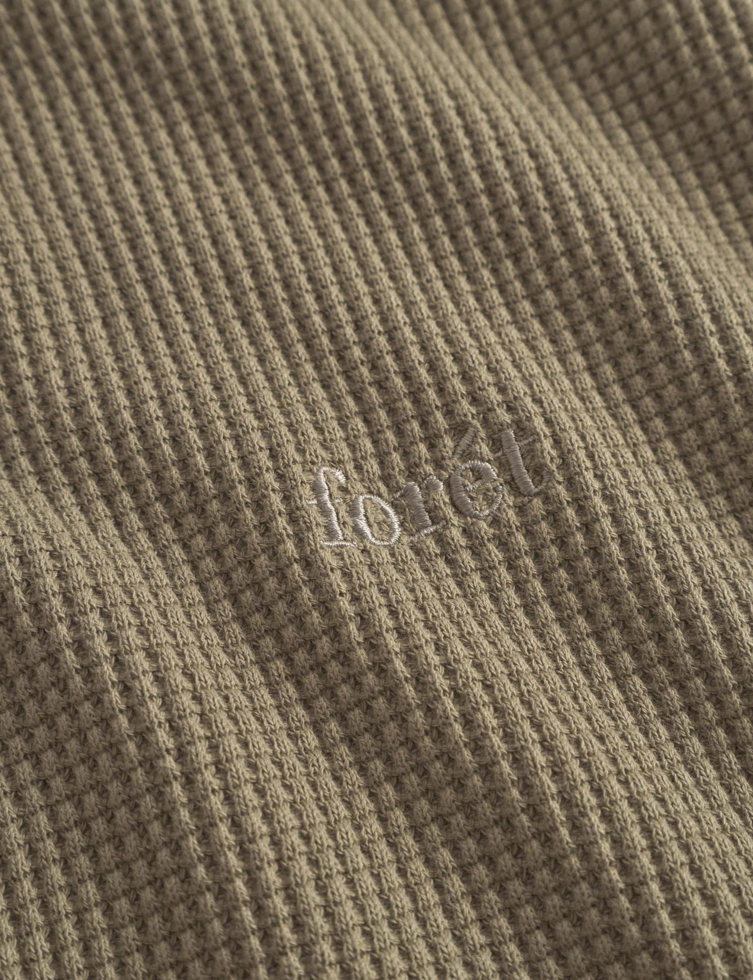 SKY WAFFLE LONGSLEEVE - DUSTY OLIVE sold by Foret product image thumbnail 2