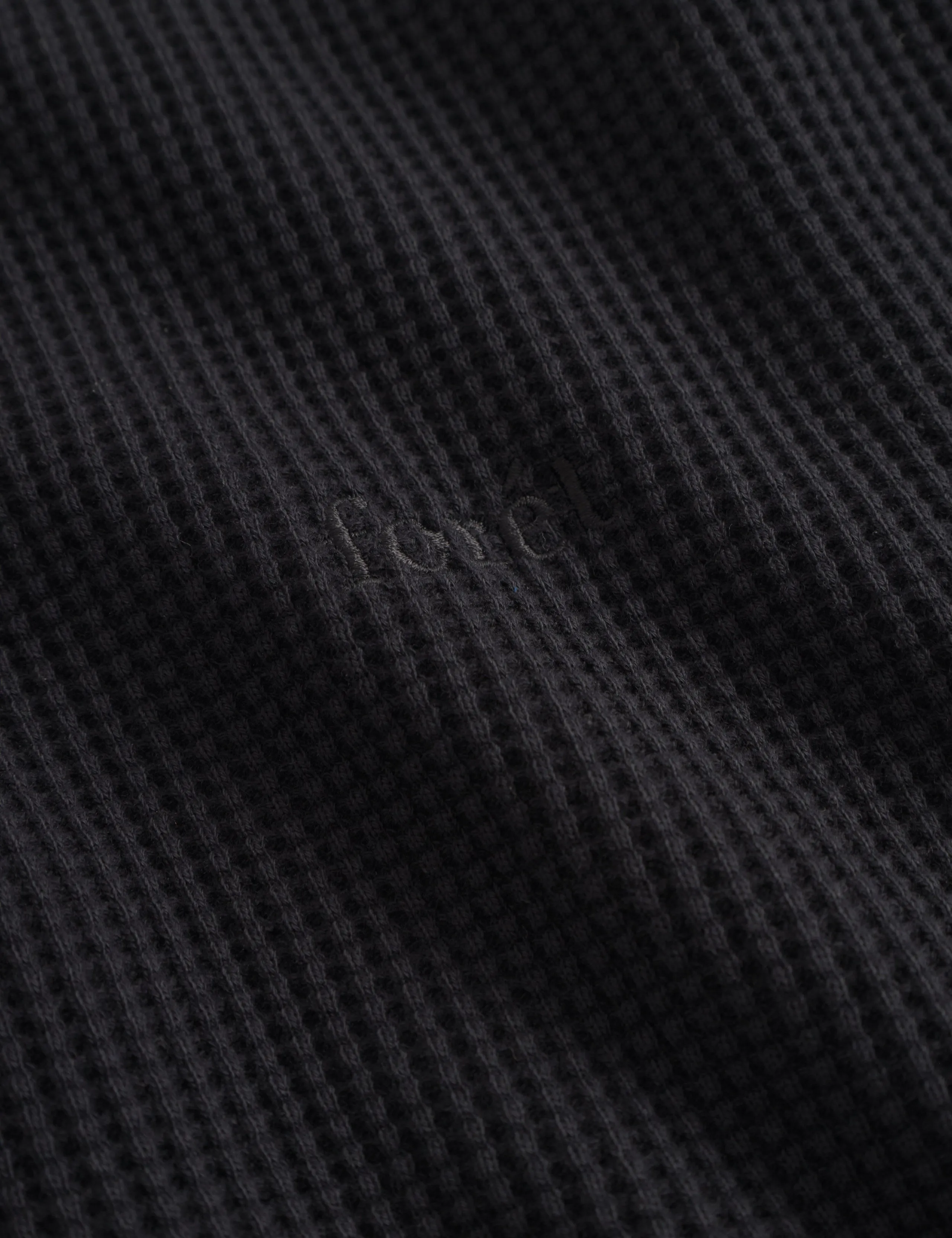 SKY WAFFLE LONGSLEEVE - BLACK sold by Foret product image thumbnail 2