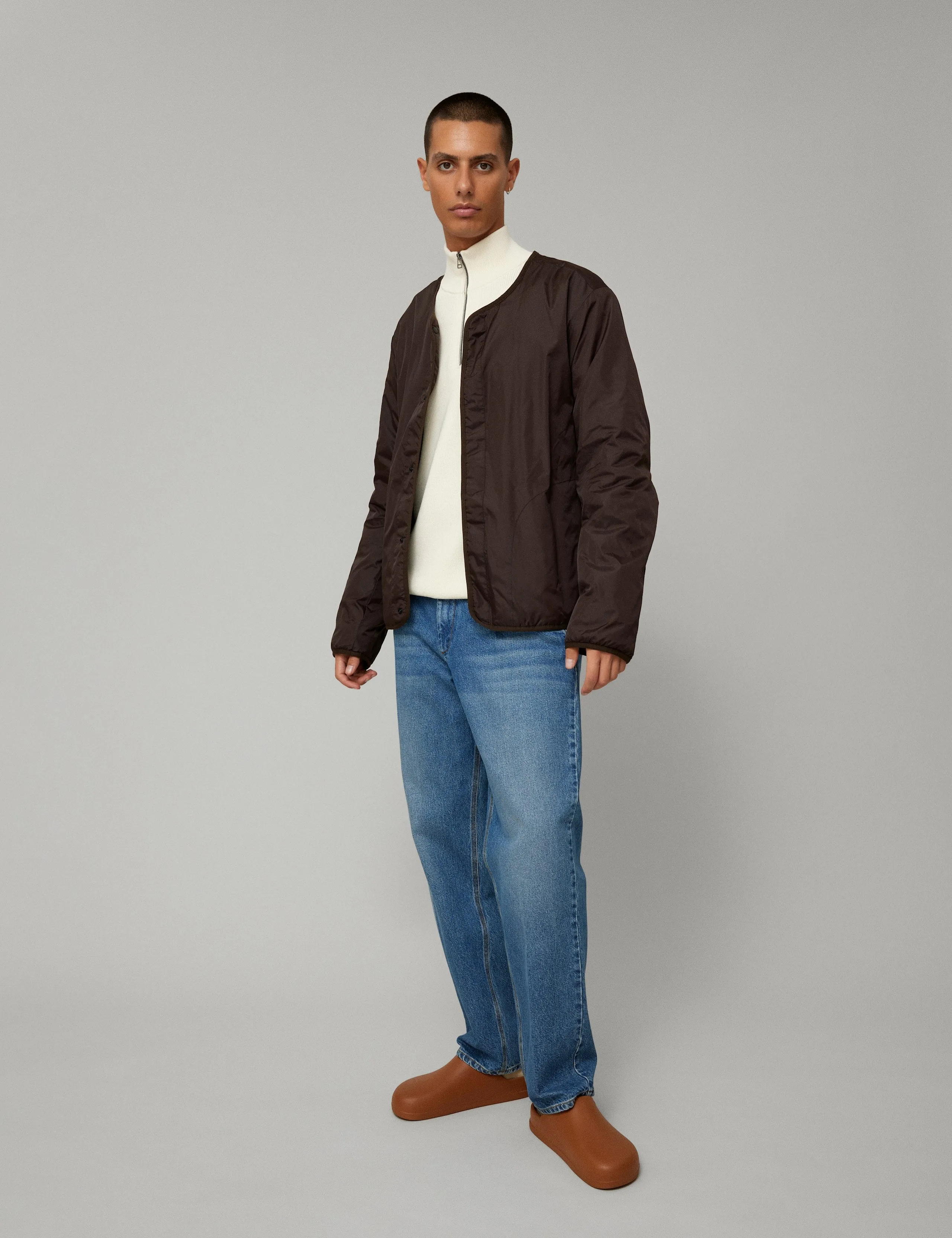DELTA RIB HALF ZIP - CLOUD sold by Foret product image thumbnail 2