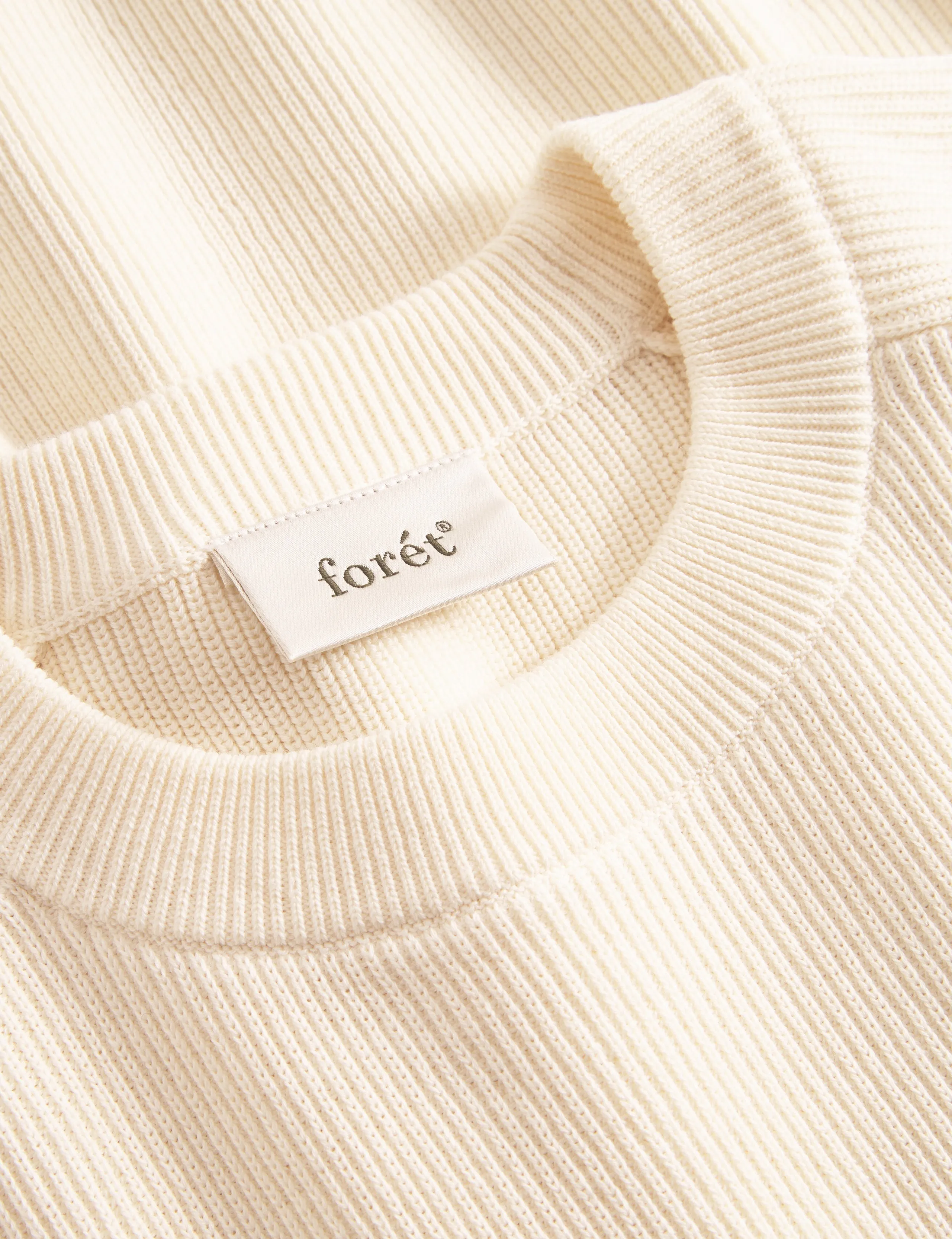 DELTA RIB KNIT - CLOUD sold by Foret product image thumbnail 4