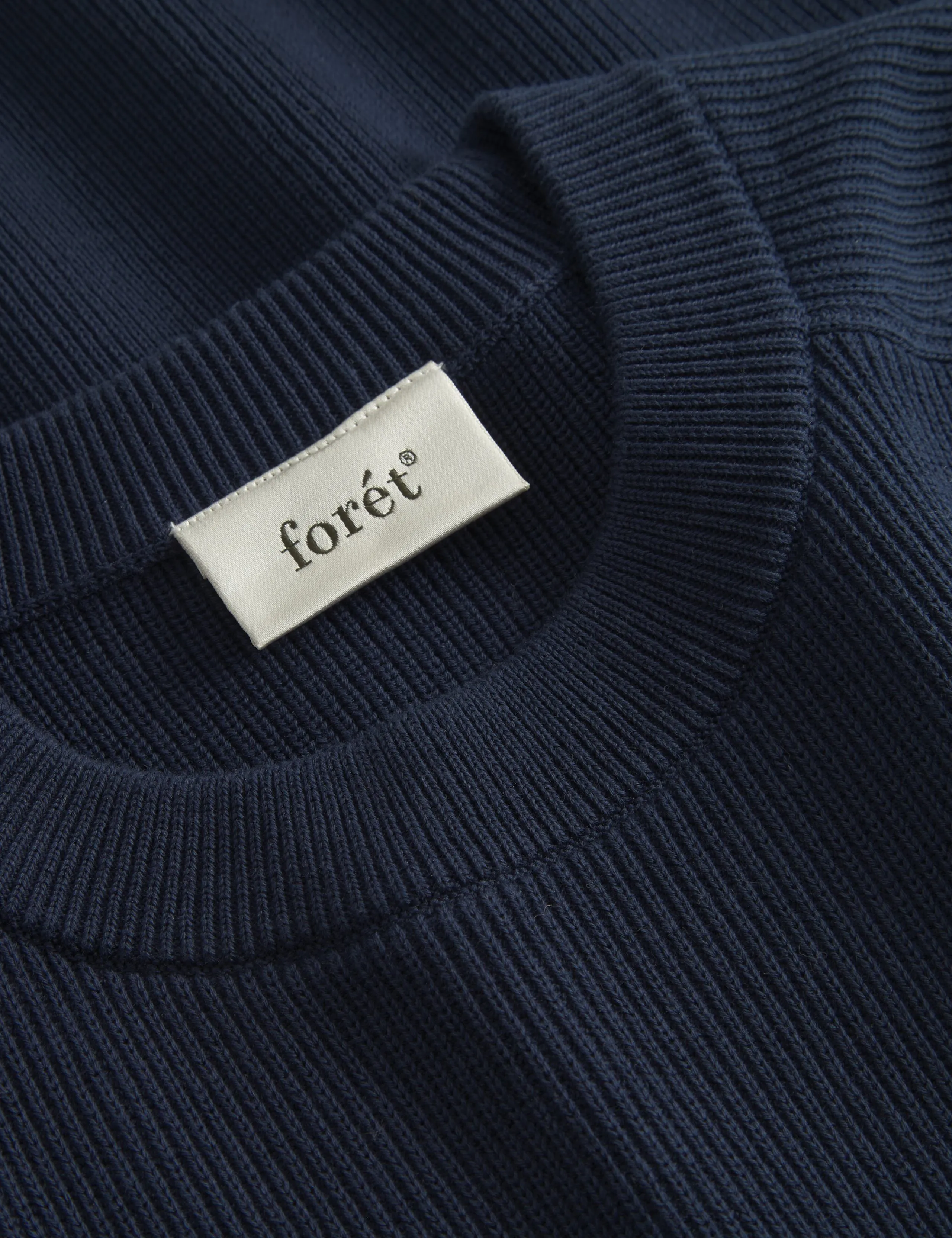 DELTA RIB KNIT - NAVY sold by Foret product image thumbnail 3