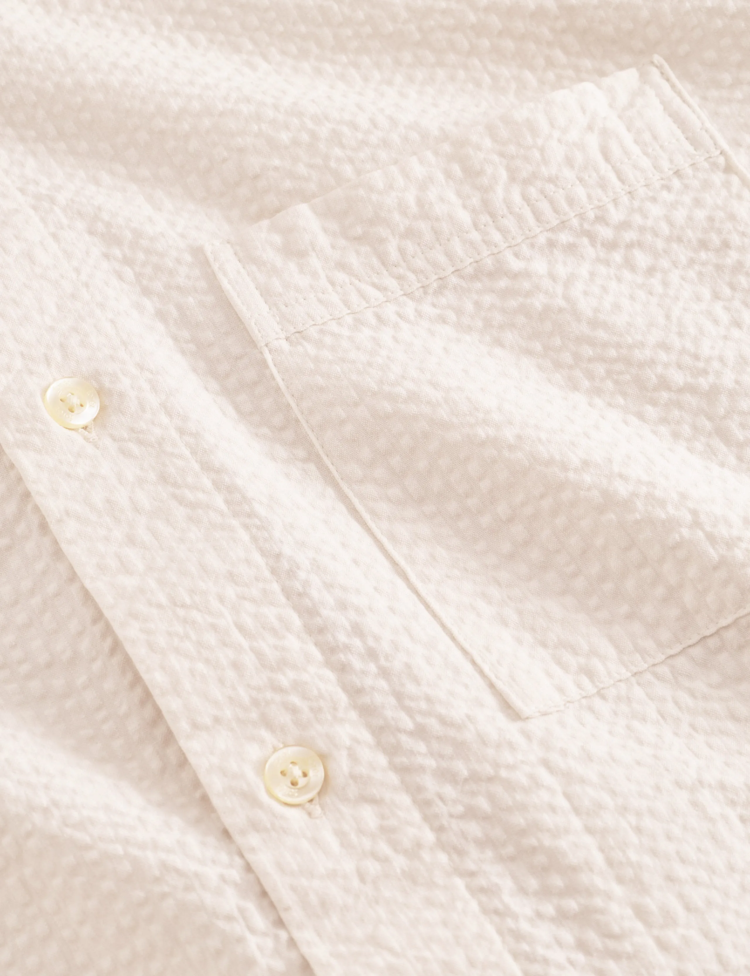 HORNET SEERSUCKER SHIRT - CLOUD sold by Foret product image thumbnail 4