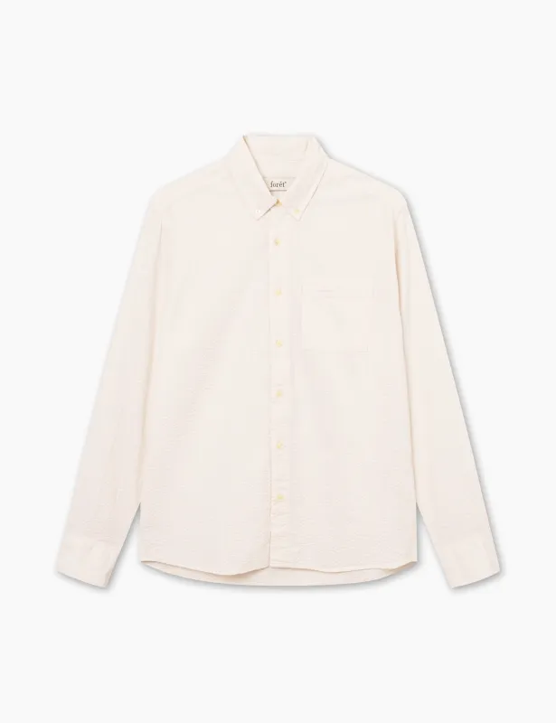 HORNET SEERSUCKER SHIRT - CLOUD sold by Foret