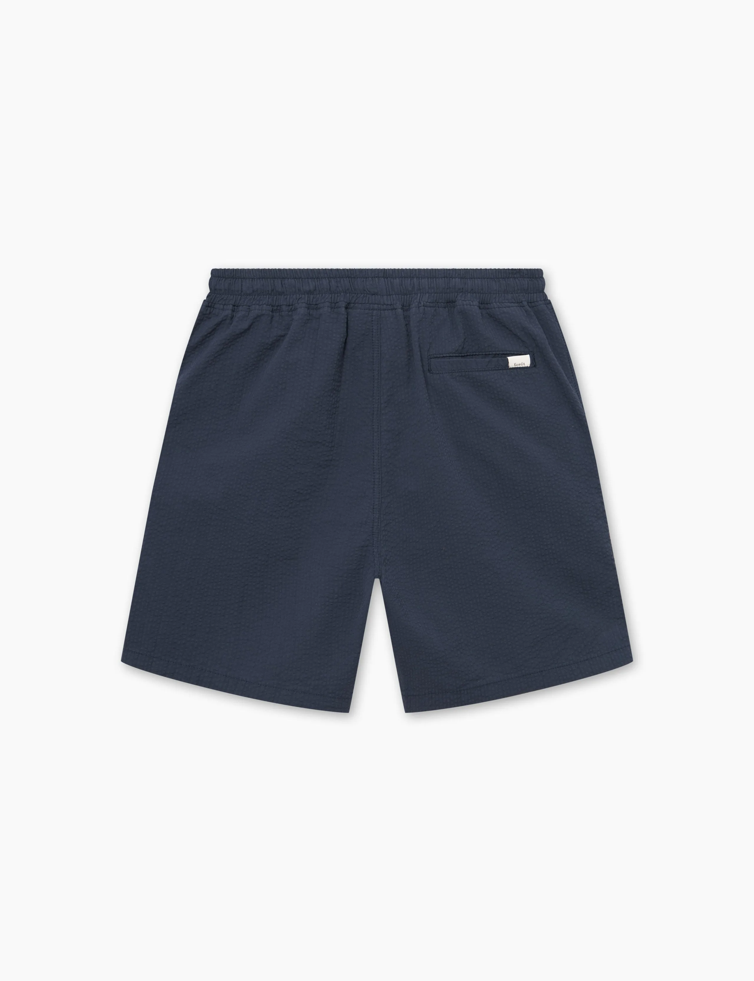 HUSH SEERSUCKER SHORTS - NAVY sold by Foret product image thumbnail 2