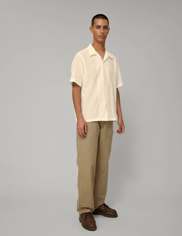 BLOSSOM SS SHIRT - CLOUD sold by Foret