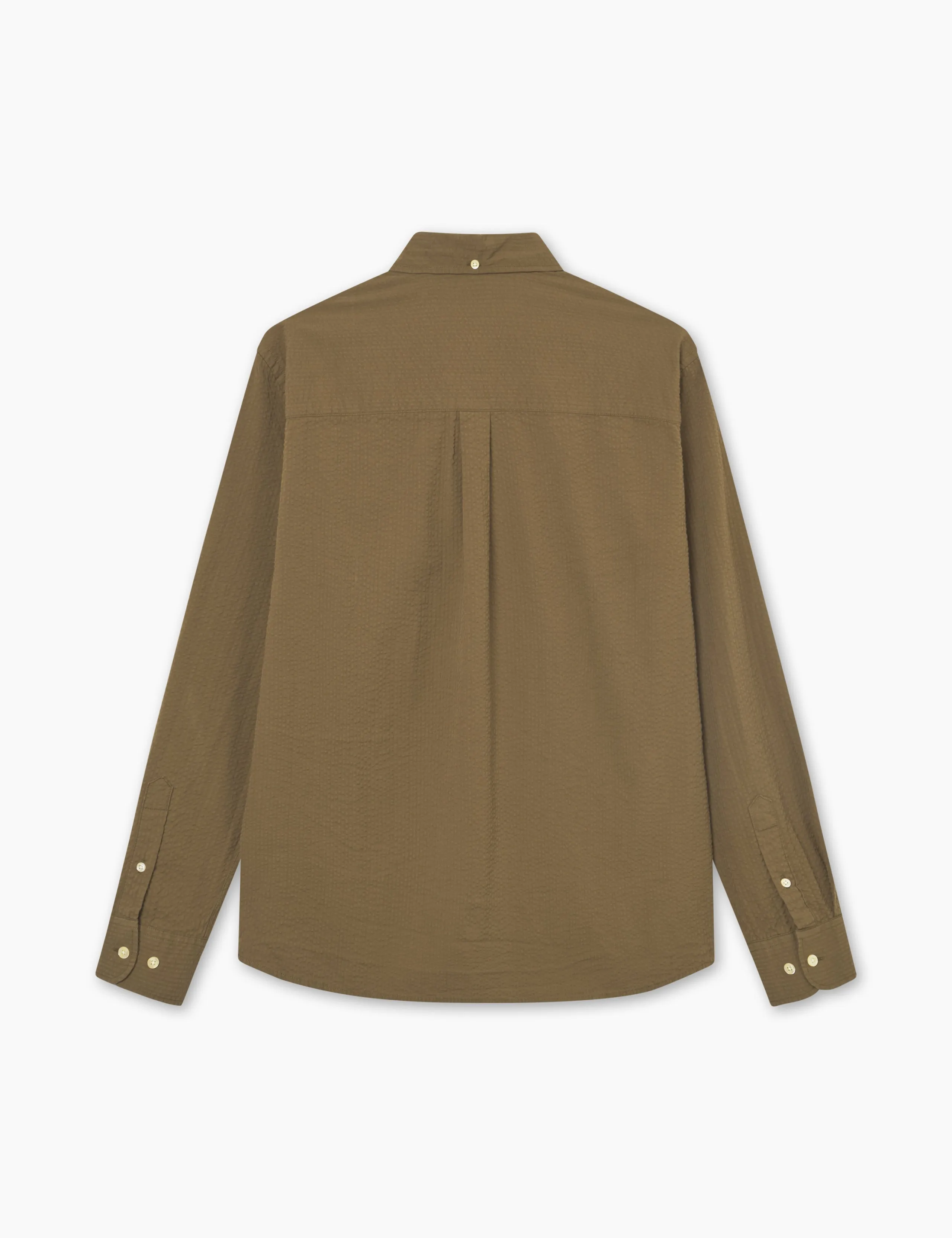 HORNET SEERSUCKER SHIRT - ARMY sold by Foret product image thumbnail 2