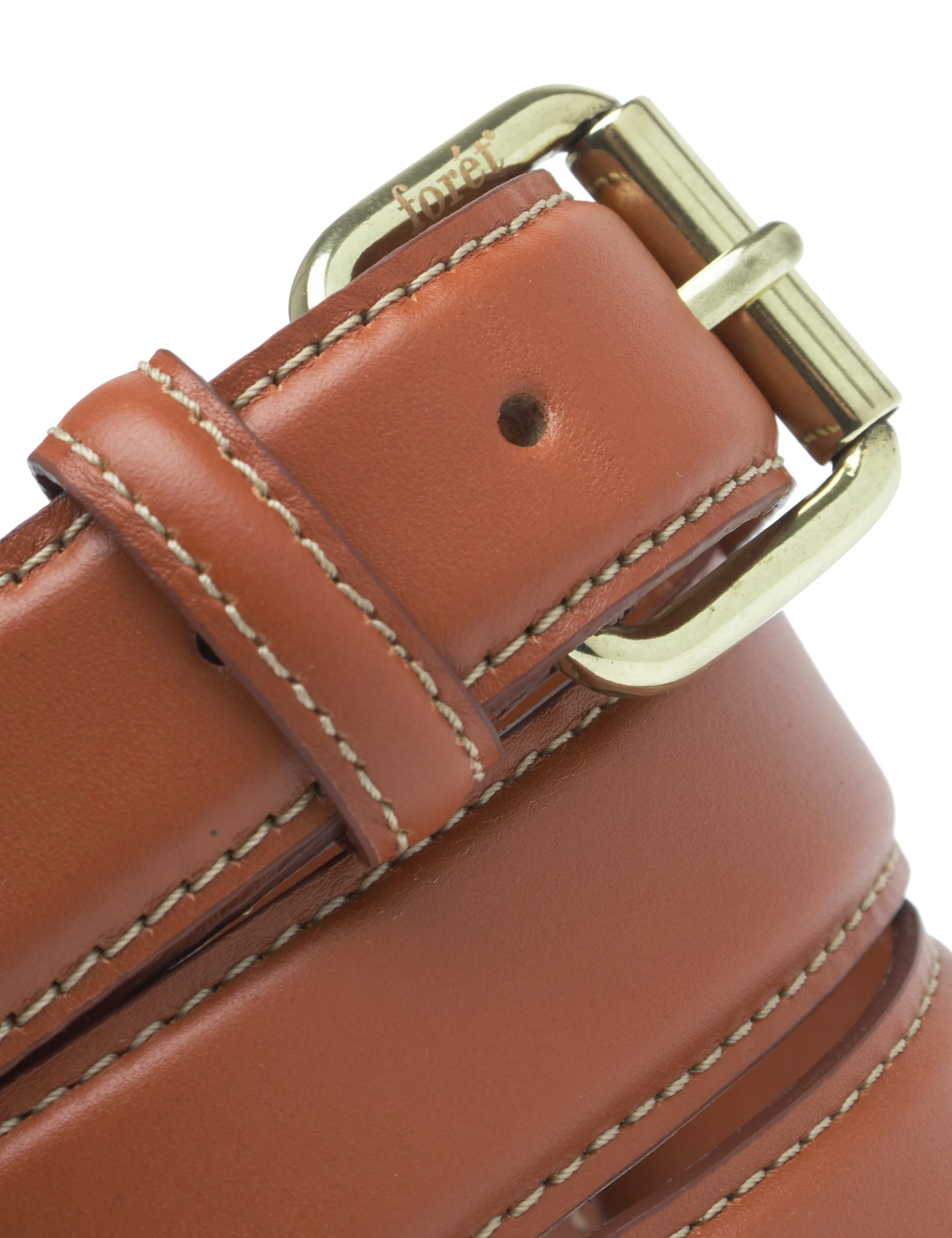 LEATHER BELT - COGNAC sold by Foret product image thumbnail 3