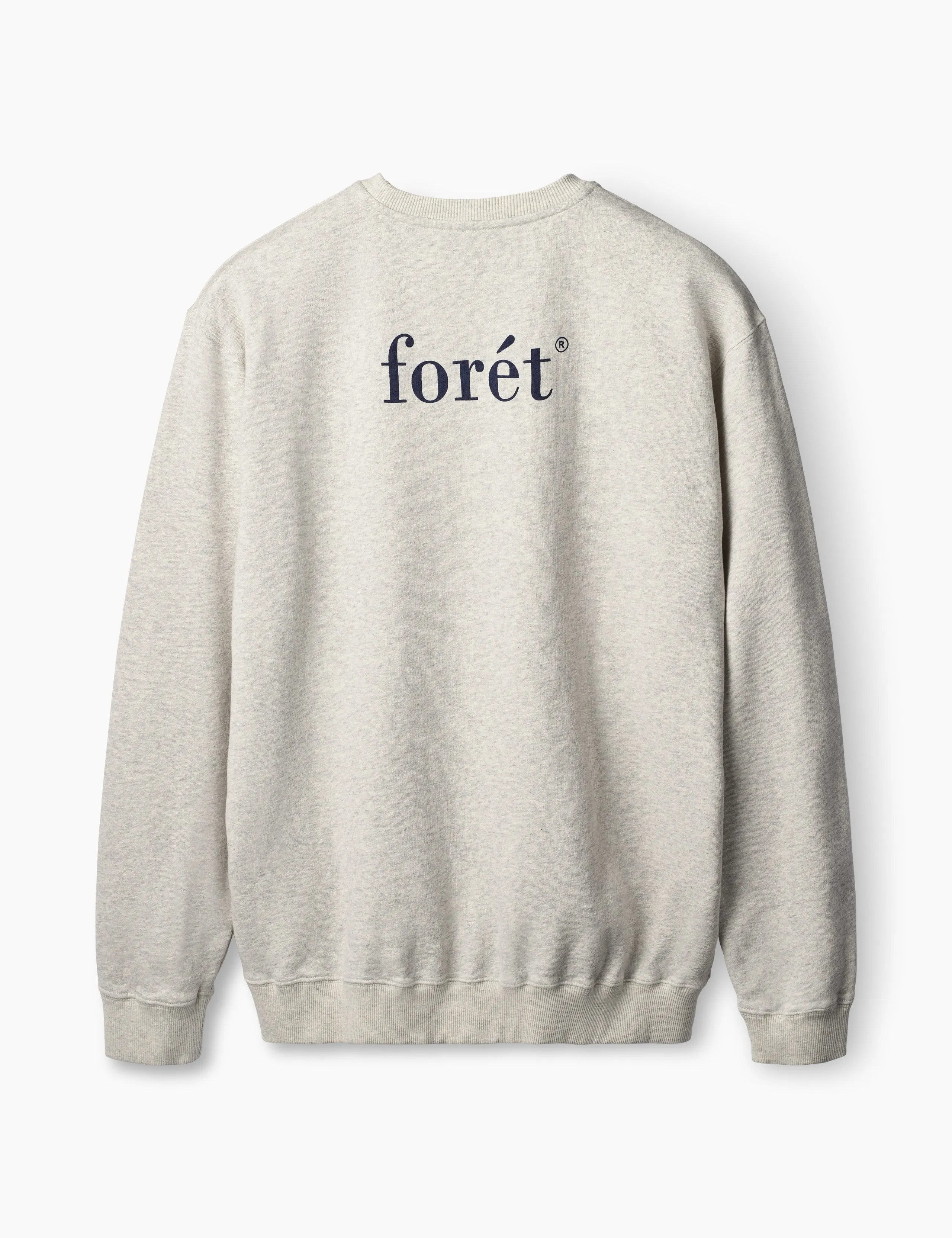 STILL SWEATSHIRT - SNOW MELANGE BLUE sold by Foret product image thumbnail 2
