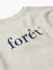 STILL SWEATSHIRT - SNOW MELANGE BLUE sold by Foret