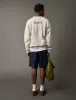 STILL SWEATSHIRT - SNOW MELANGE BLUE sold by Foret