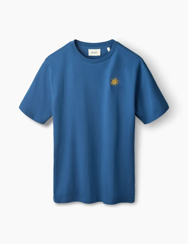 SOL T-SHIRT - BLUE sold by Foret