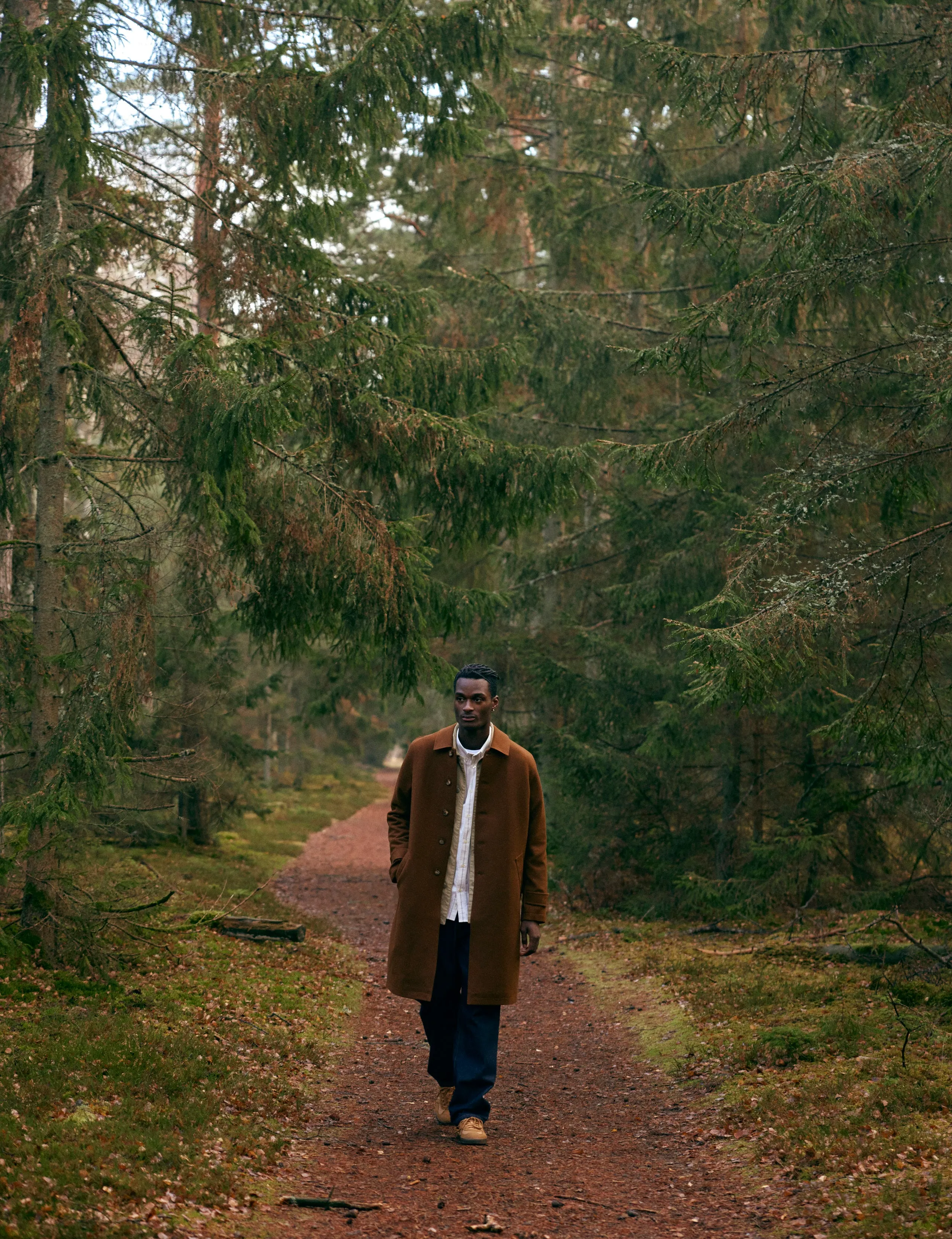 SHELTER WOOL LONG COAT - BROWN sold by Foret product image thumbnail 3