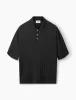 ASTERN RIB KNIT - BLACK sold by Foret