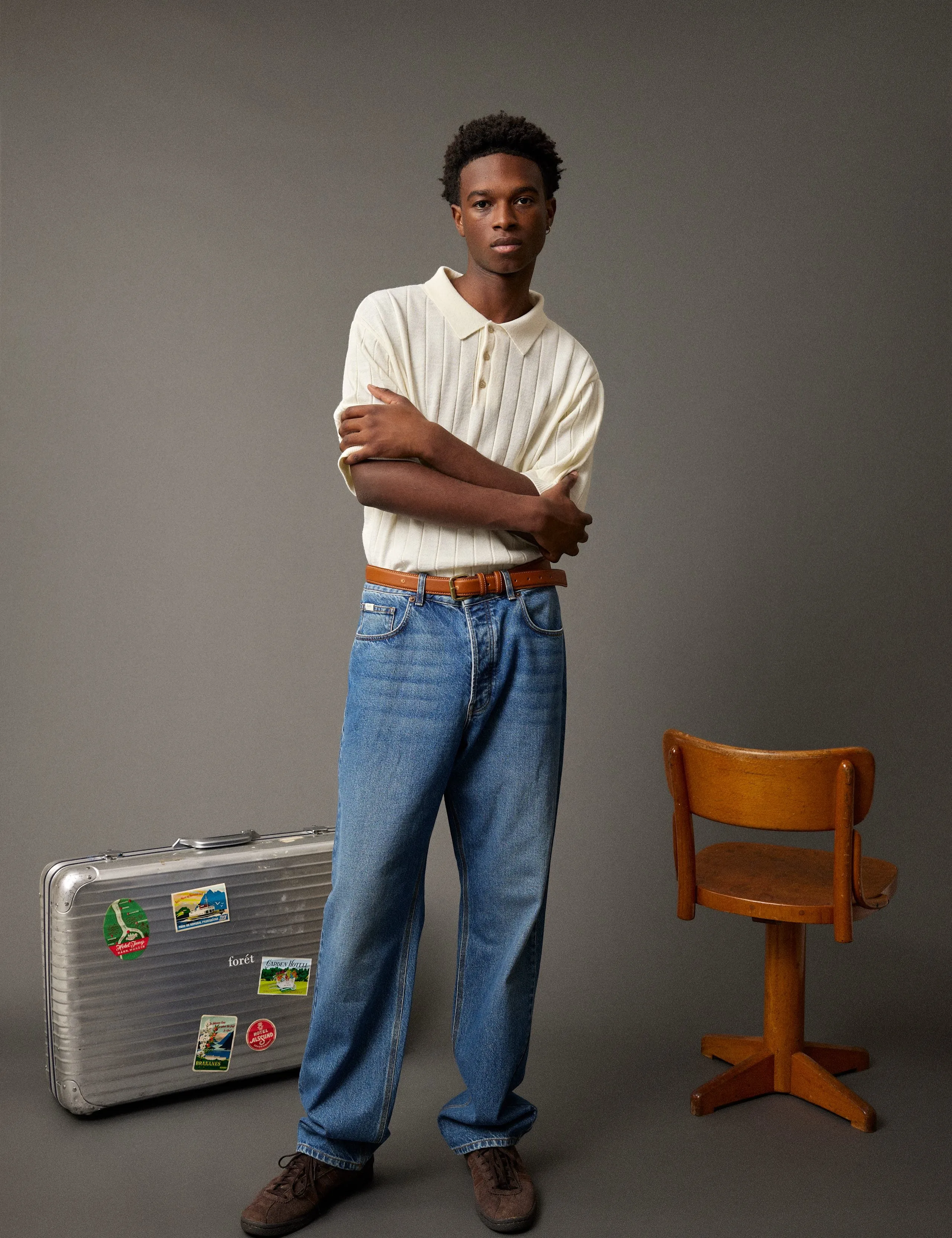 ASTERN RIB KNIT - CLOUD sold by Foret product image thumbnail 2