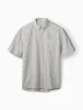 CEDAR OXFORD SHIRT - BLUE STRIPE sold by Foret