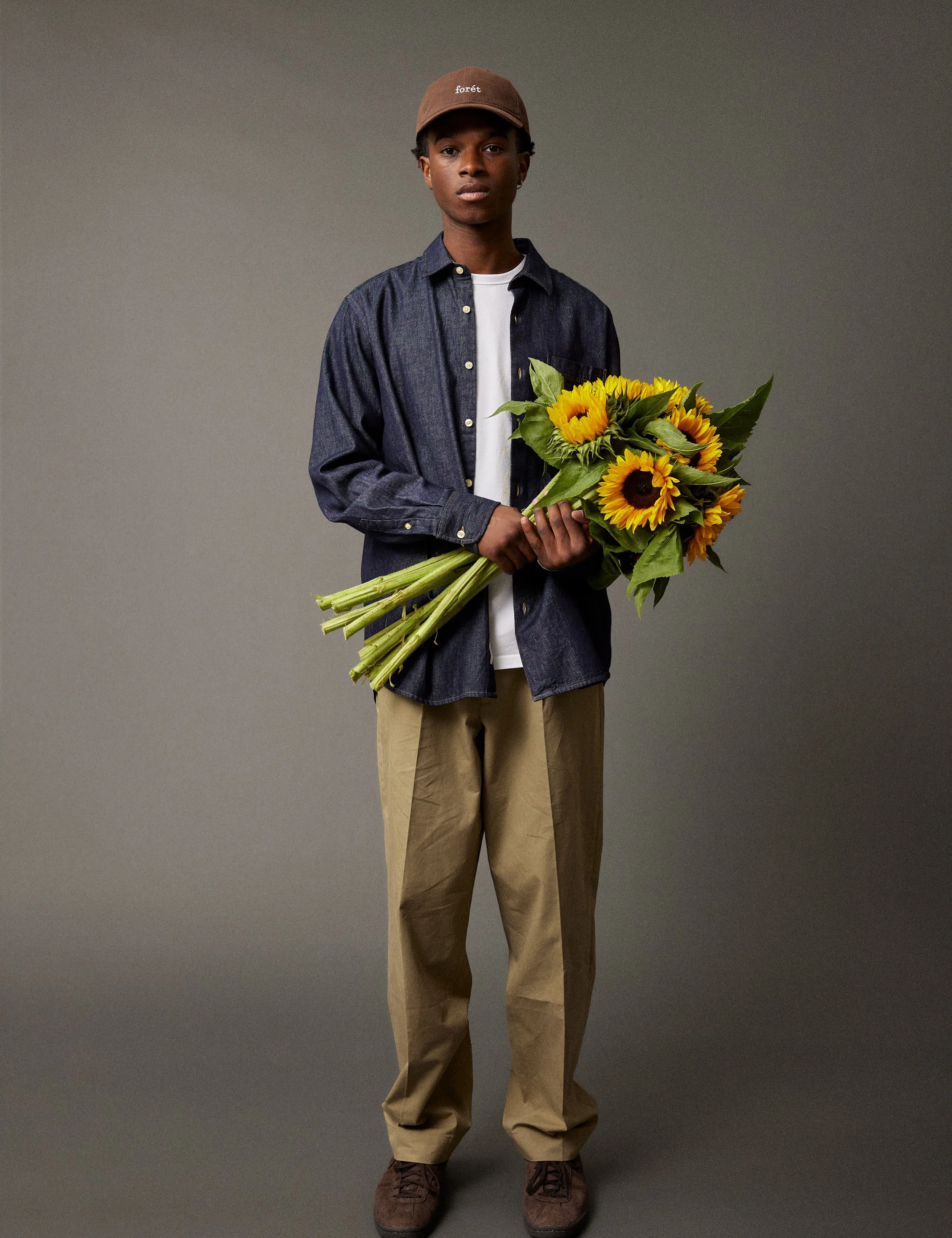 PLUTO CHAMBRAY SHIRT - DARK CHAMBRAY sold by Foret product image thumbnail 2