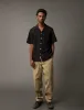 LEO PAISLEY SHIRT - BLACK sold by Foret