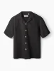 LEO PAISLEY SHIRT - BLACK sold by Foret