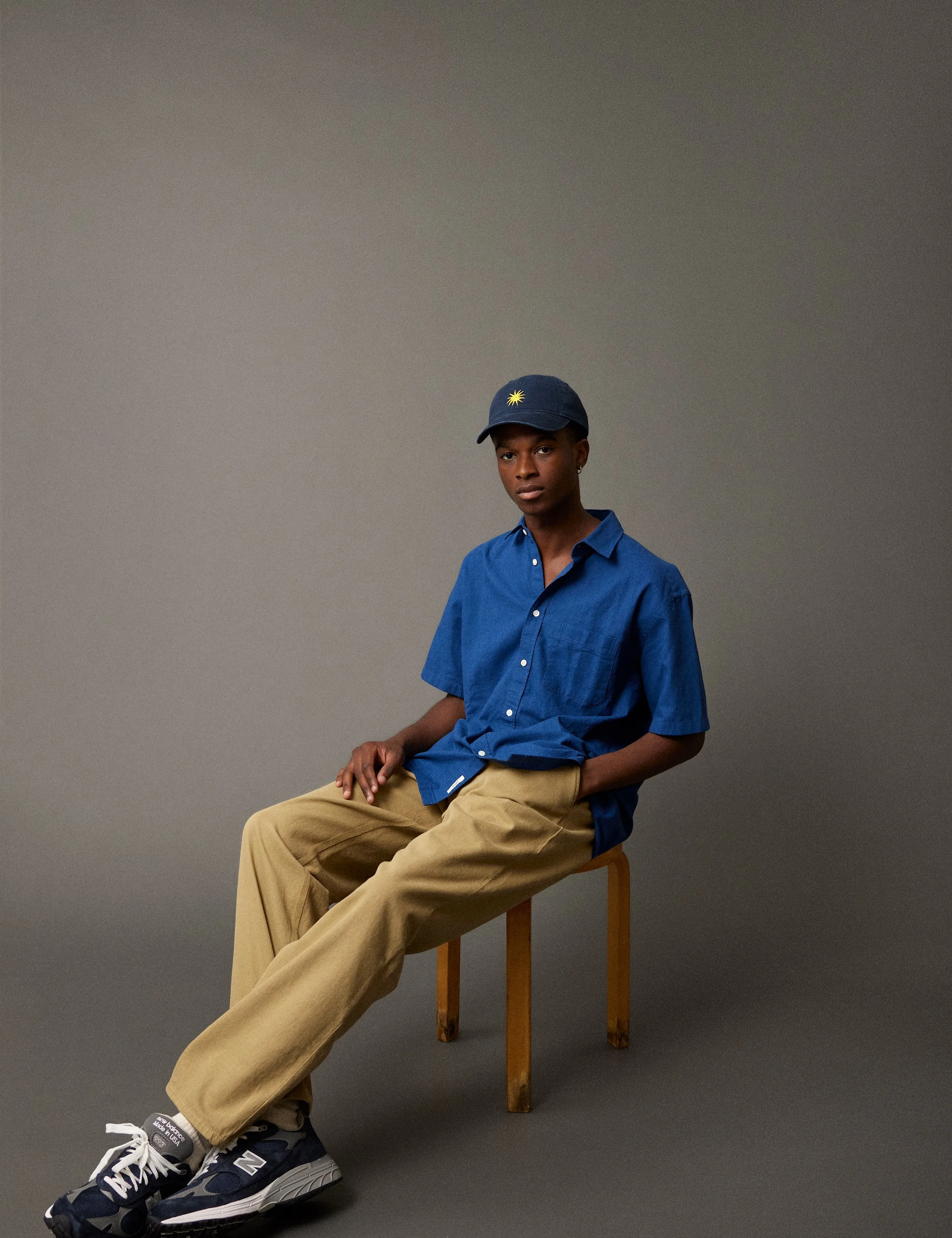 COSMOS LINEN SHIRT - BLUE sold by Foret product image thumbnail 3