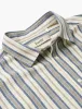 COSMOS LINEN SHIRT - BLUE STRIPE sold by Foret