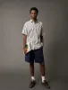 COSMOS LINEN SHIRT - BLUE STRIPE sold by Foret