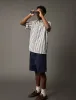COSMOS LINEN SHIRT - BLUE STRIPE sold by Foret