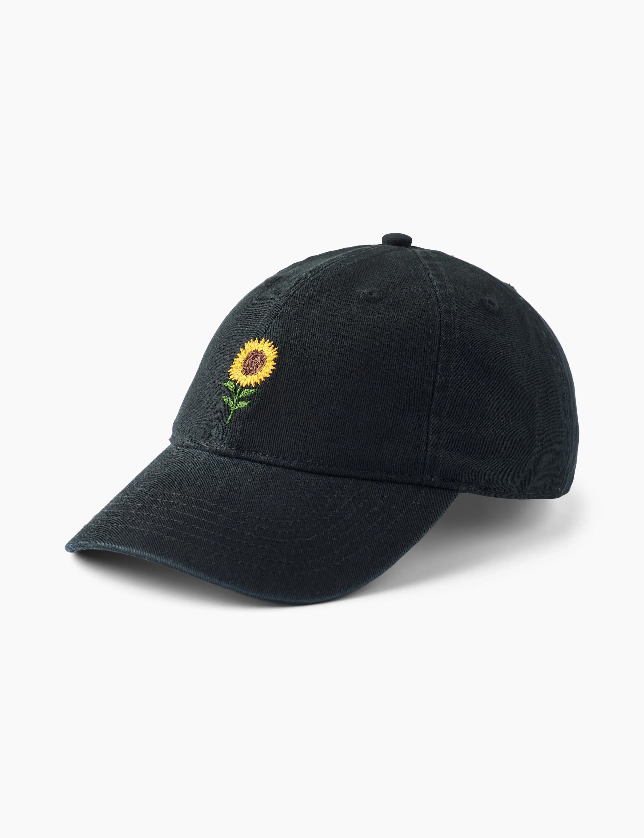 TOURNESOL WASHED CAP - BLACK sold by Foret