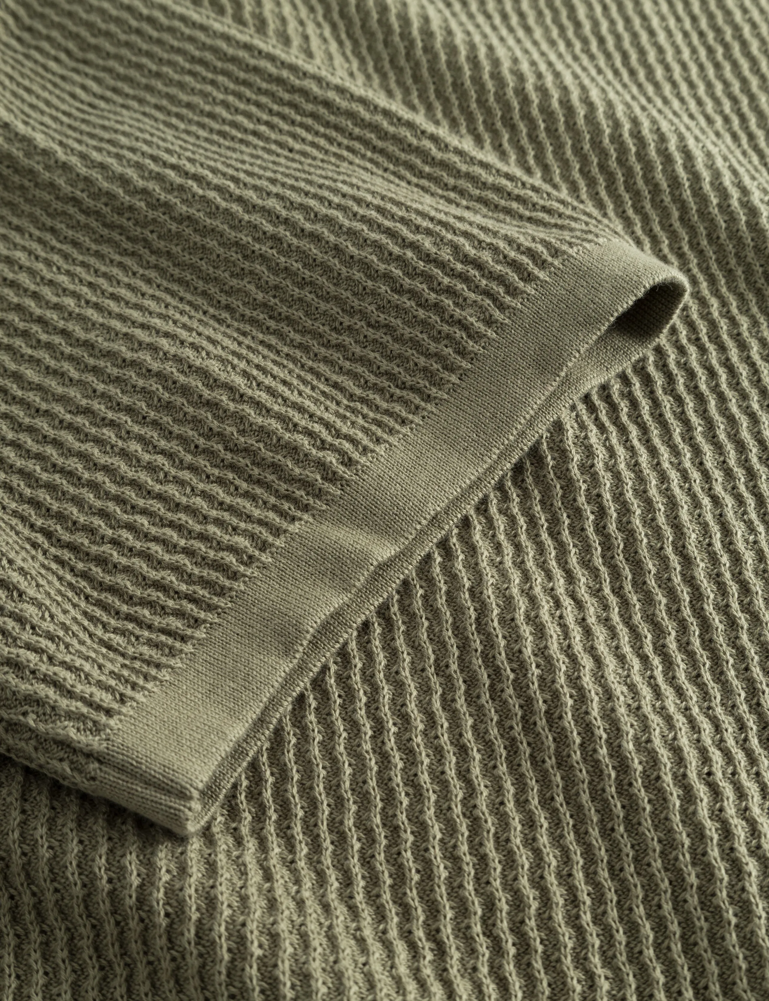 MOMENT HALF ZIP KNIT - DUSTY OLIVE sold by Foret product image thumbnail 5