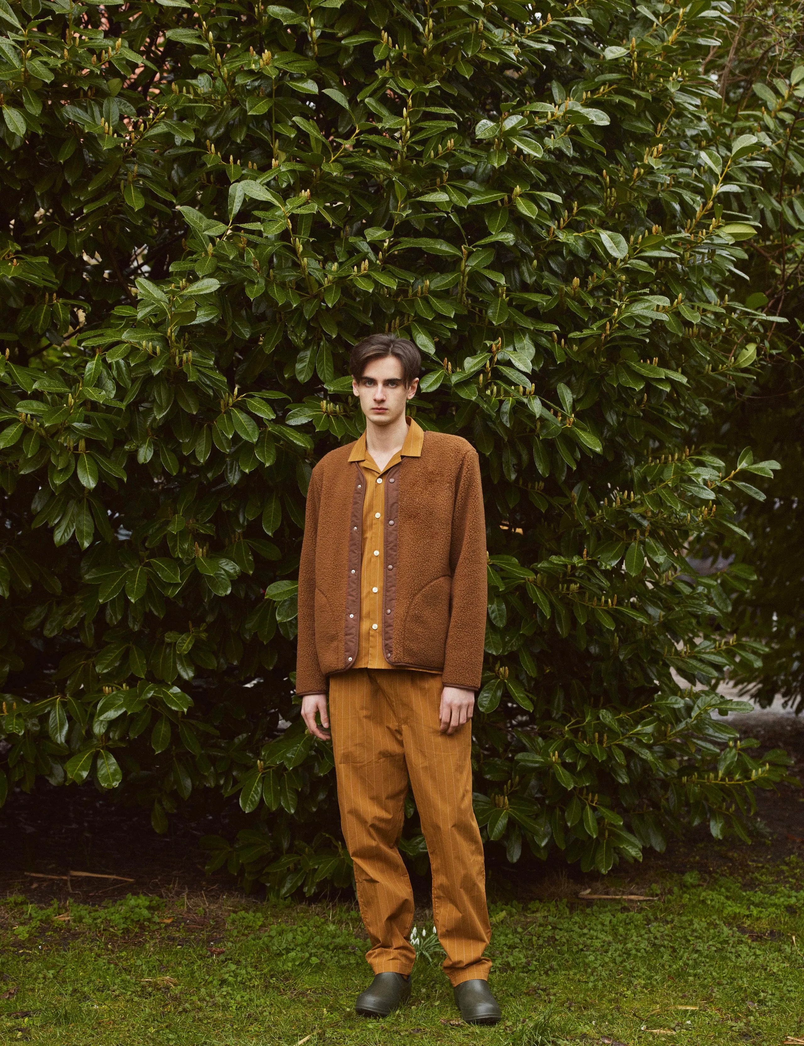 AURA SHERPA FLEECE JACKET - BROWN sold by Foret product image thumbnail 2