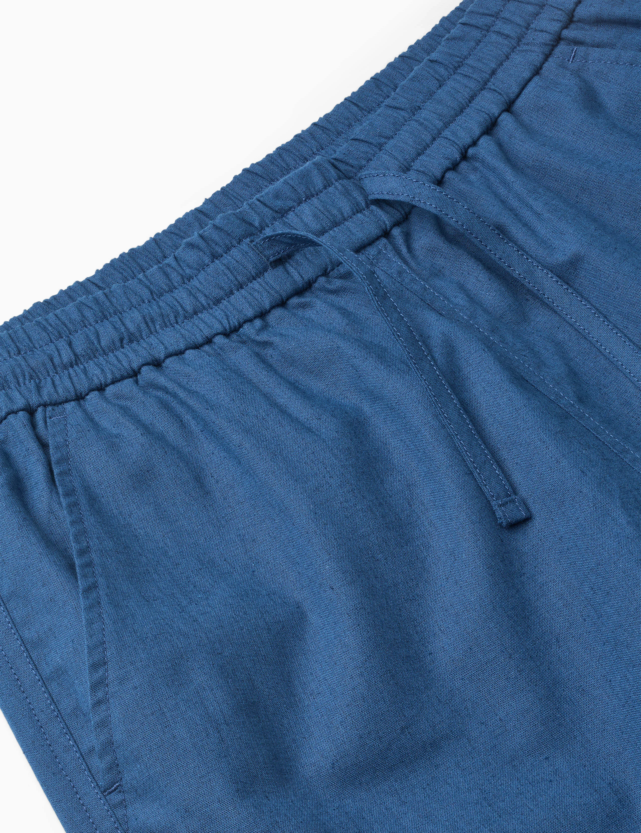 SERENE LINEN SHORTS - BLUE sold by Foret product image thumbnail 3