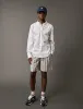 SERENE LINEN SHORTS - BLUE STRIPE sold by Foret