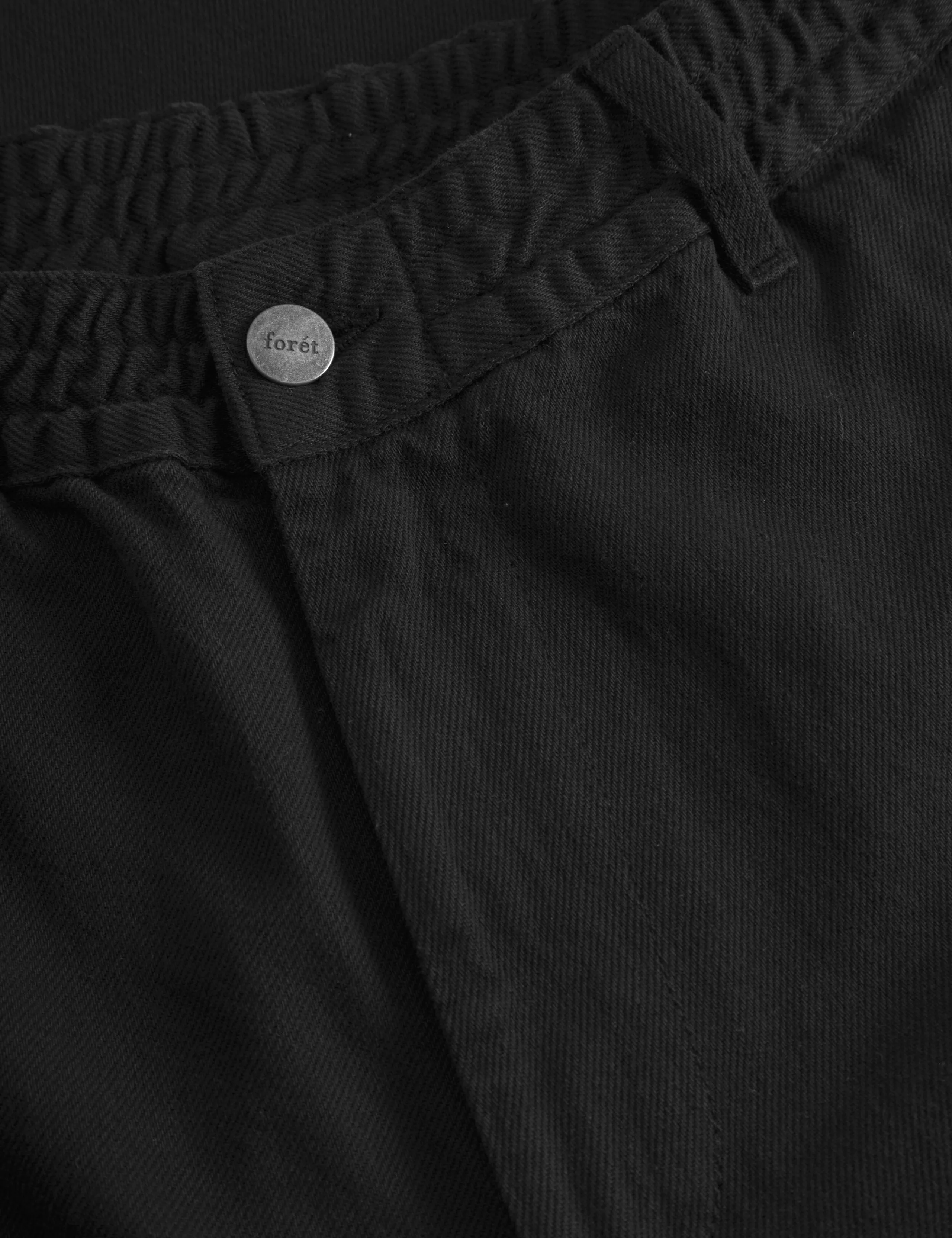 CLAY TWILL PANTS - BLACK sold by Foret product image thumbnail 3