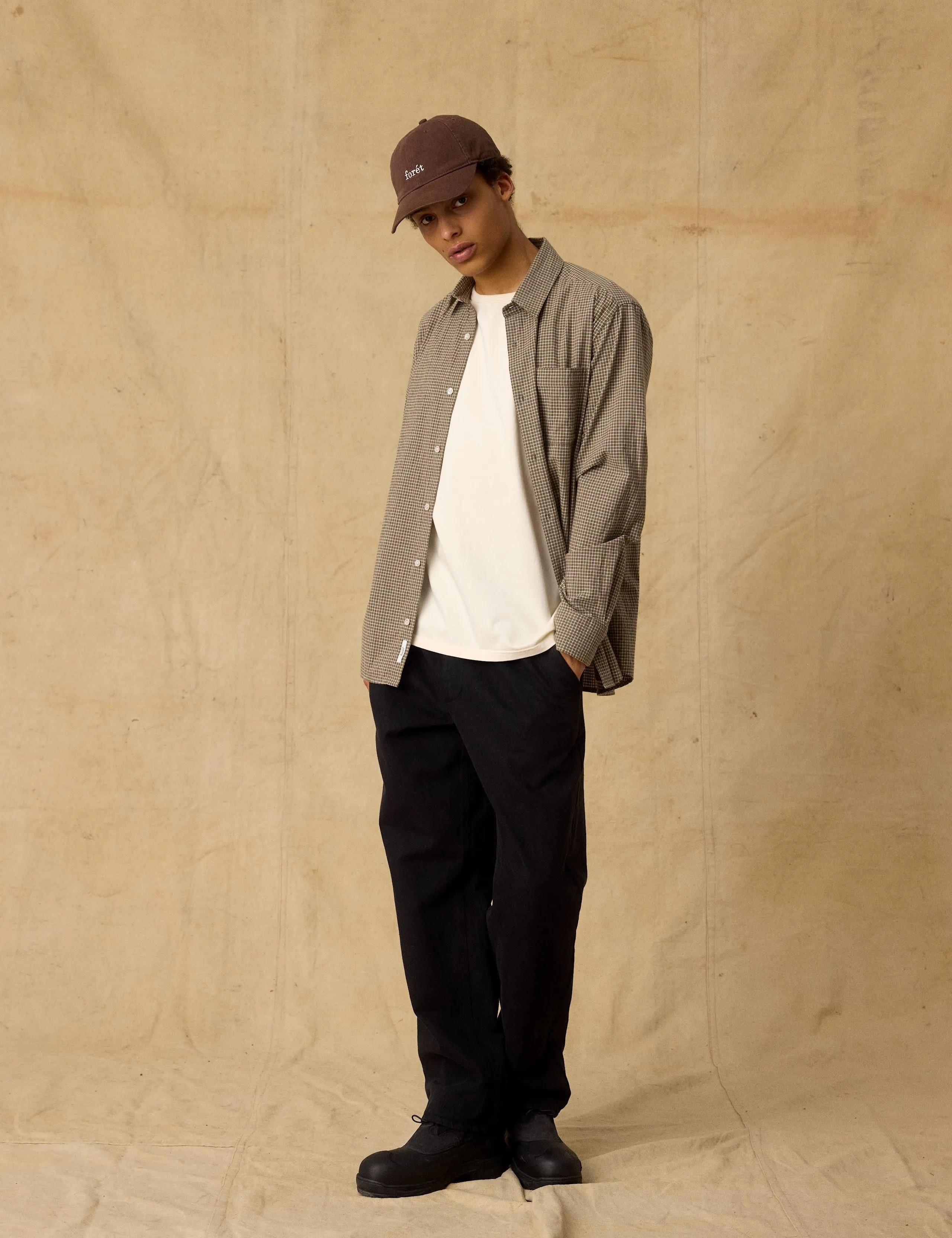 CLAY TWILL PANTS - BLACK sold by Foret product image thumbnail 2