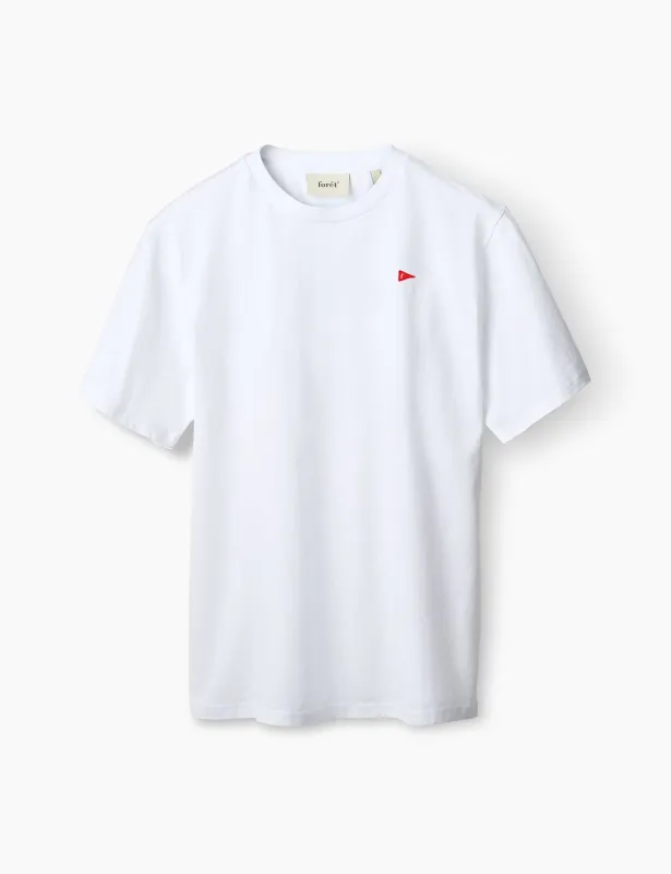 FLAG T-SHIRT - WHITE sold by Foret