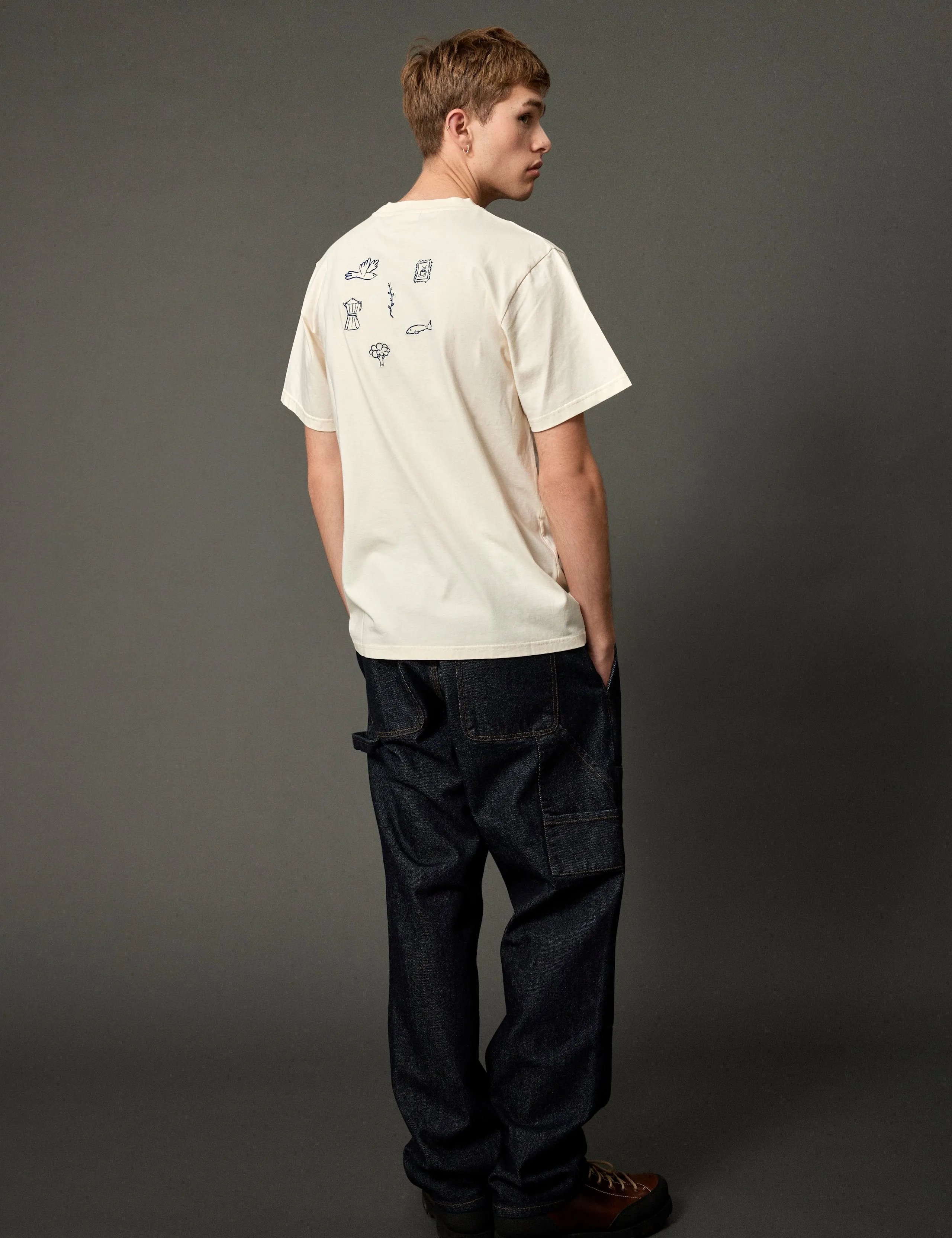 FIN T-SHIRT - CLOUD sold by Foret product image thumbnail 2