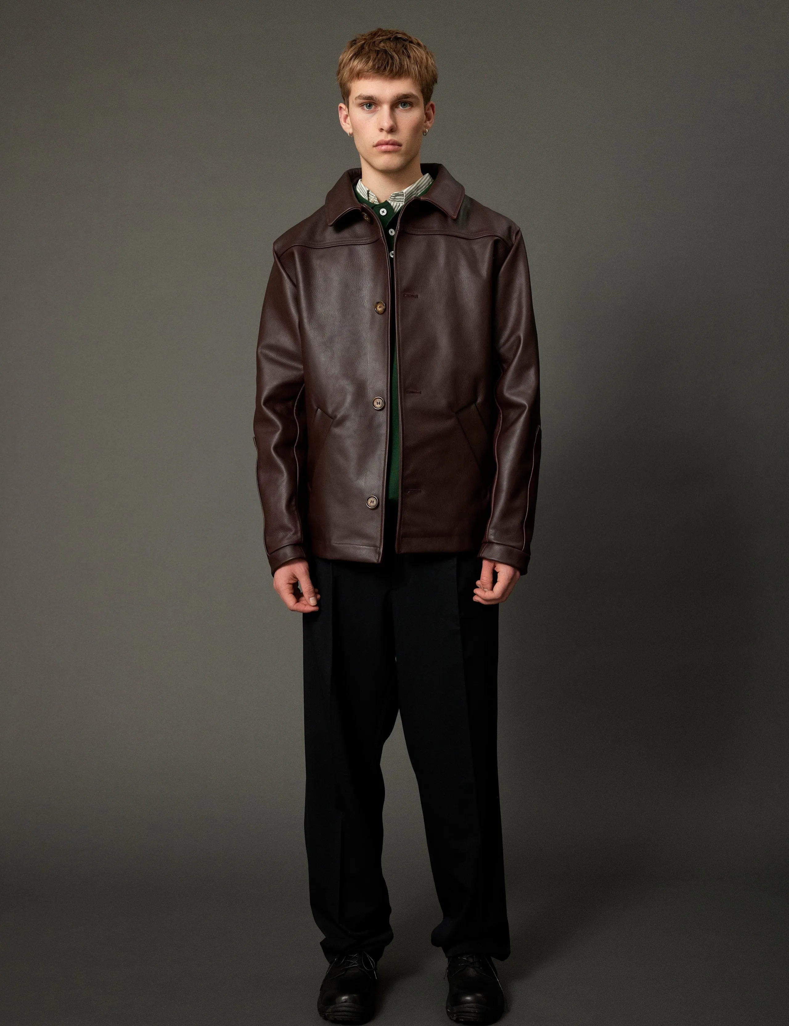 WRITER WOOL PANTS - BLACK sold by Foret product image thumbnail 4