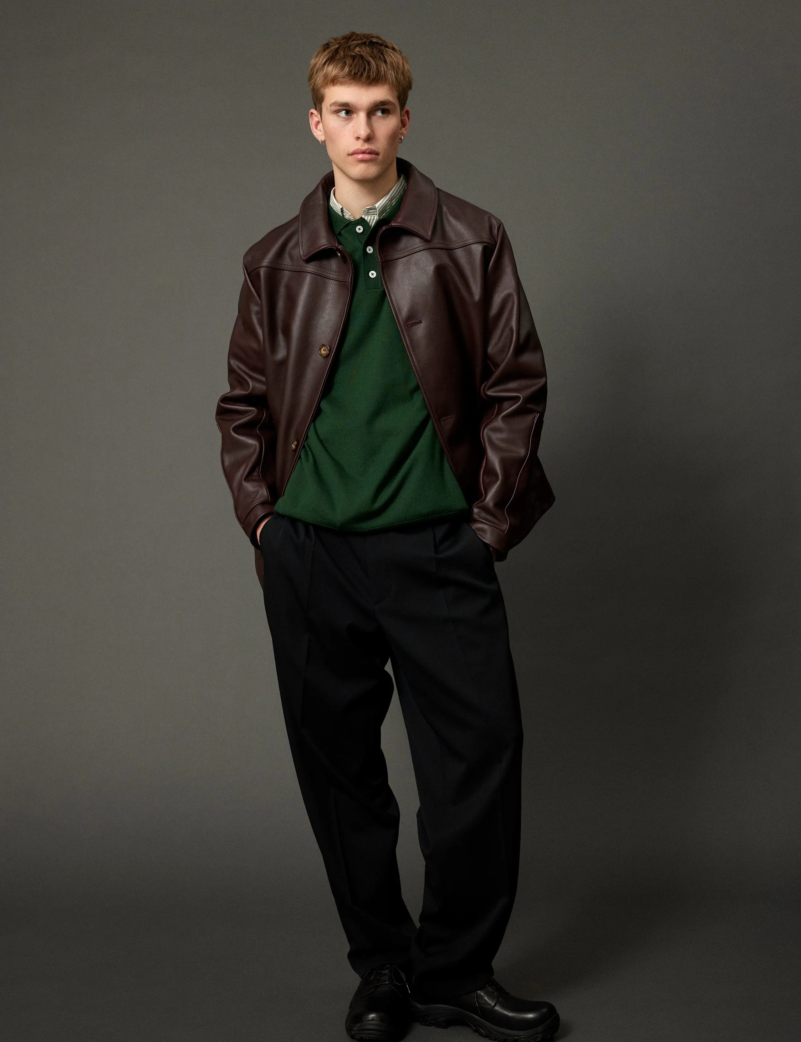 WRITER WOOL PANTS - BLACK sold by Foret product image thumbnail 2