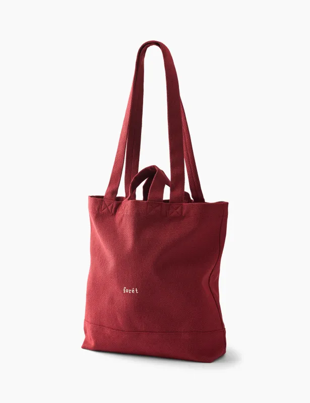 FORÉT TOTE BAG - RED sold by Foret