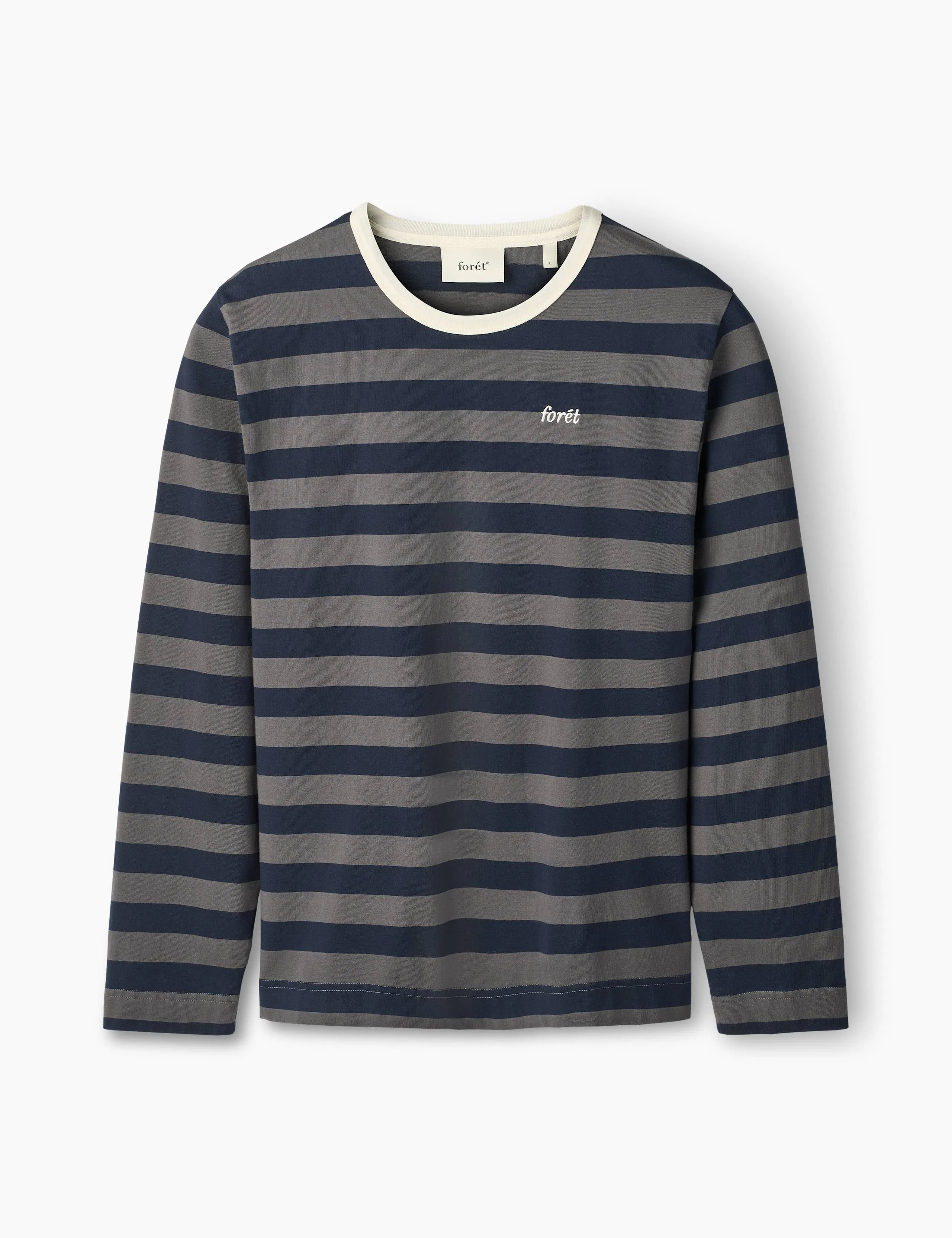 RAY LONGSLEEVE - NAVY/DARK GREY sold by Foret