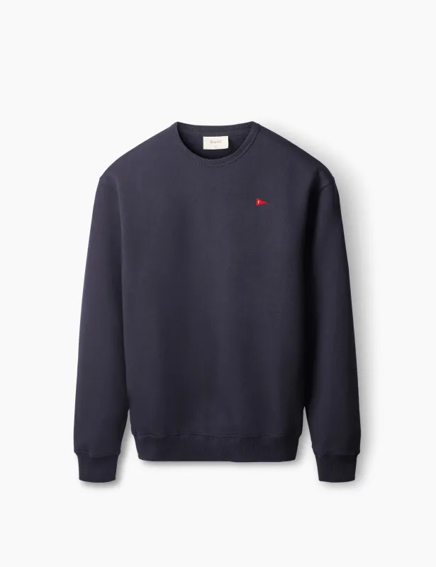 FLAG SWEATSHIRT - NAVY sold by Foret
