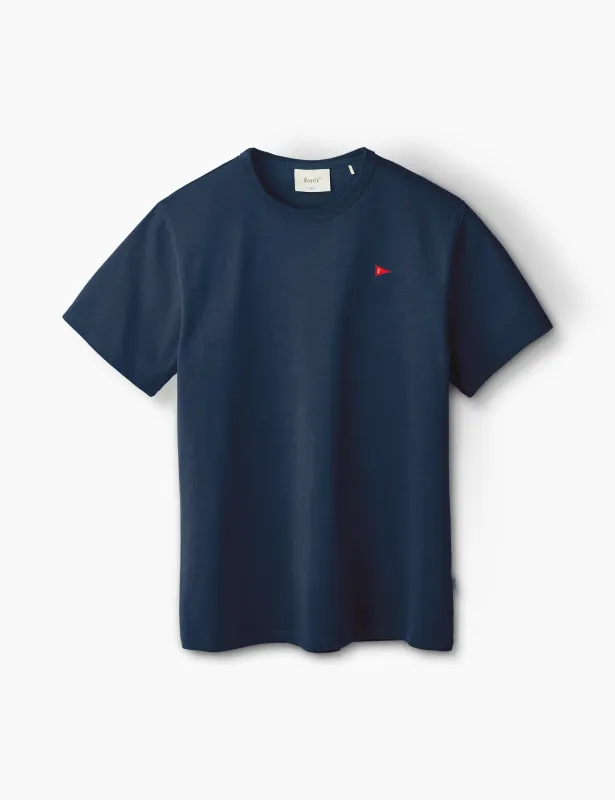 FLAG T-SHIRT - NAVY sold by Foret