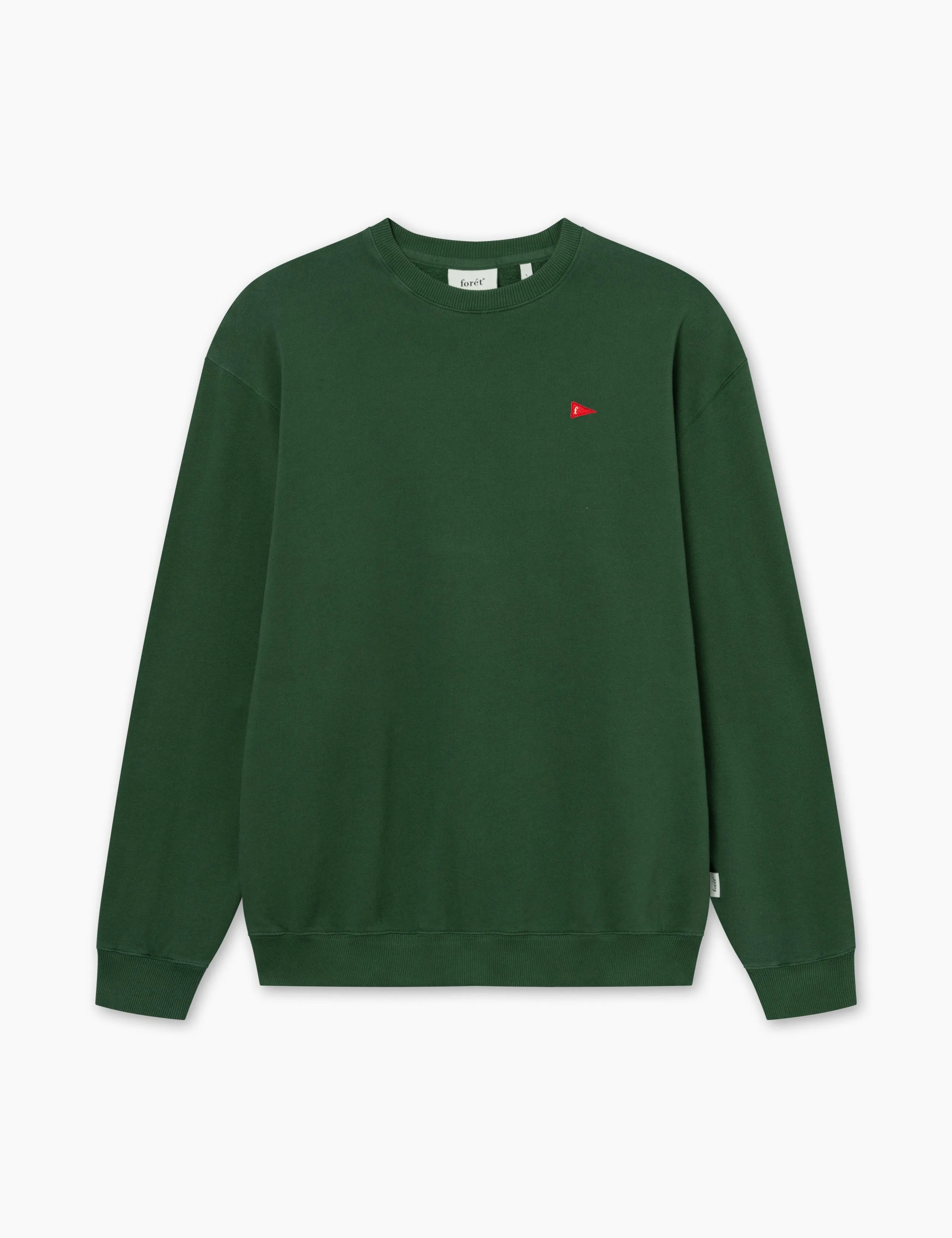 FLAG SWEATSHIRT - DARK GREEN sold by Foret