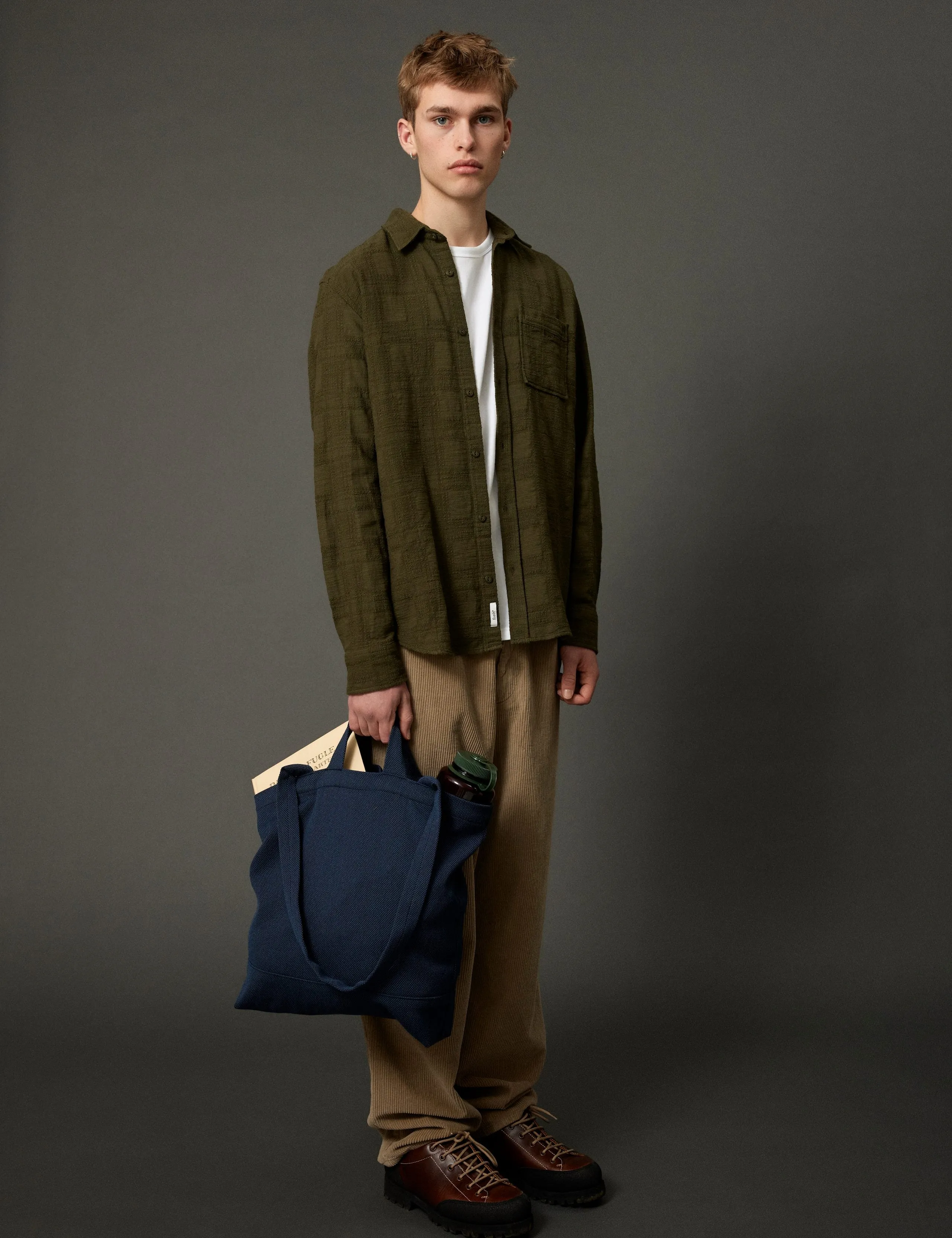 RIVER JACQUARD SHIRT - ARMY sold by Foret product image thumbnail 2