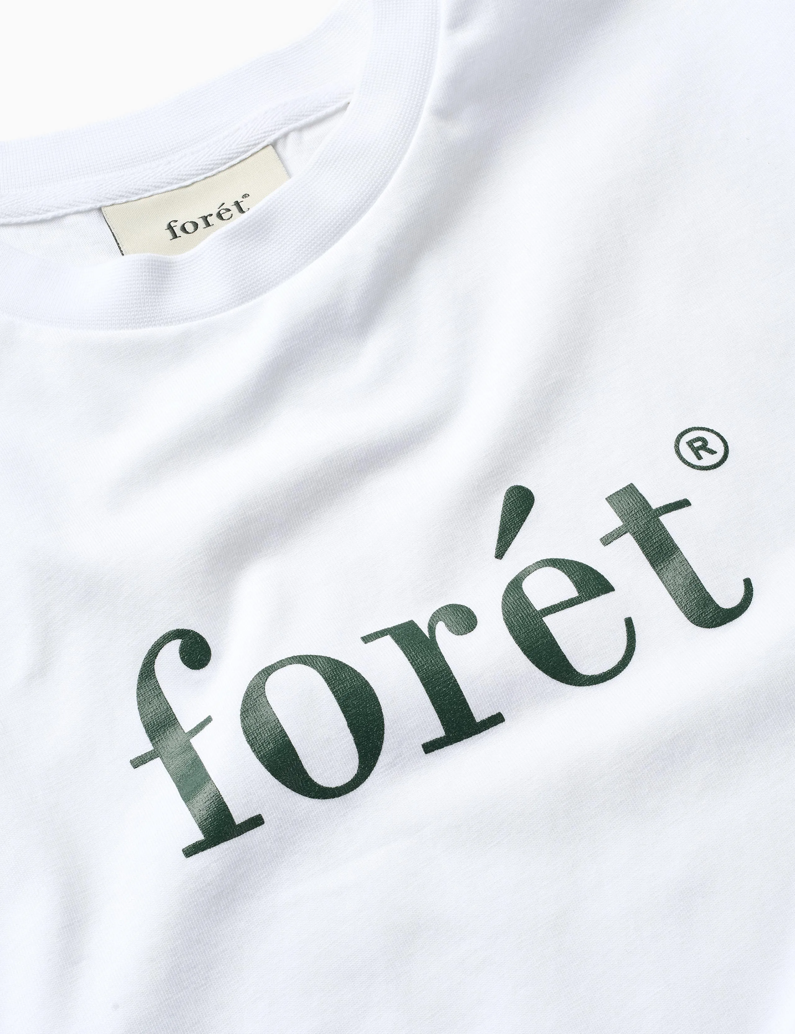 AMBER T-SHIRT - WHITE/DARK GREEN sold by Foret product image thumbnail 3
