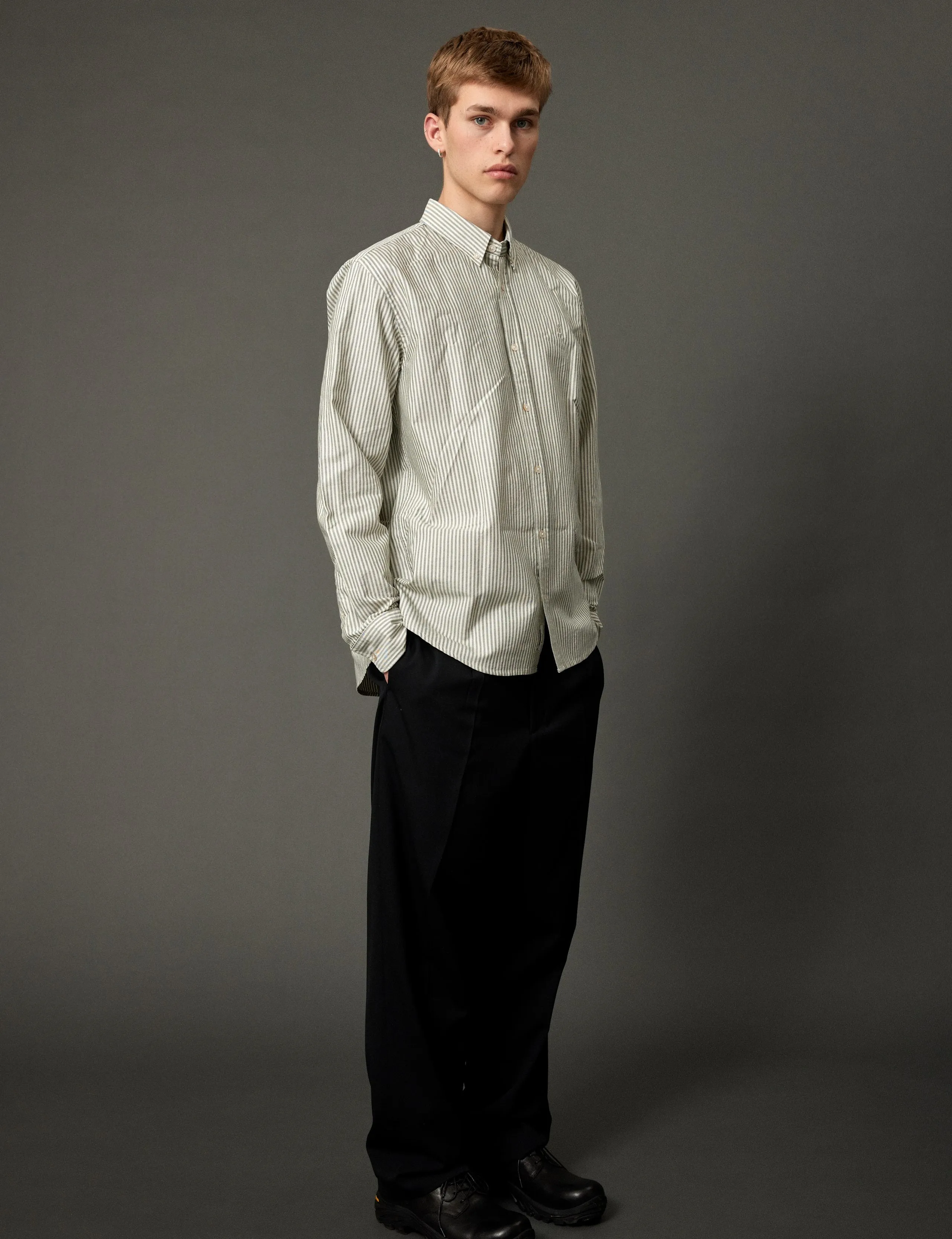 LIFE SHIRT - DARK GREEN/CLOUD sold by Foret product image thumbnail 4