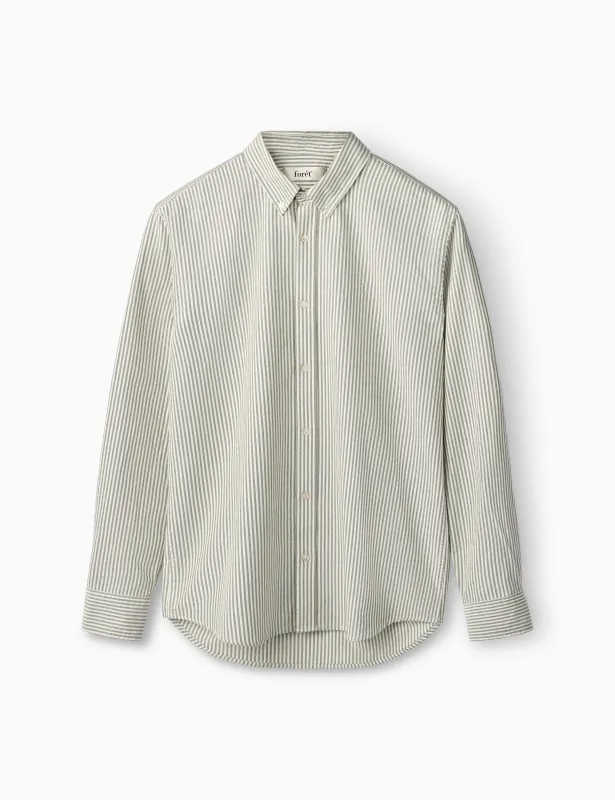 LIFE SHIRT - DARK GREEN/CLOUD sold by Foret