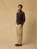CLAY TWILL PANTS - KHAKI sold by Foret