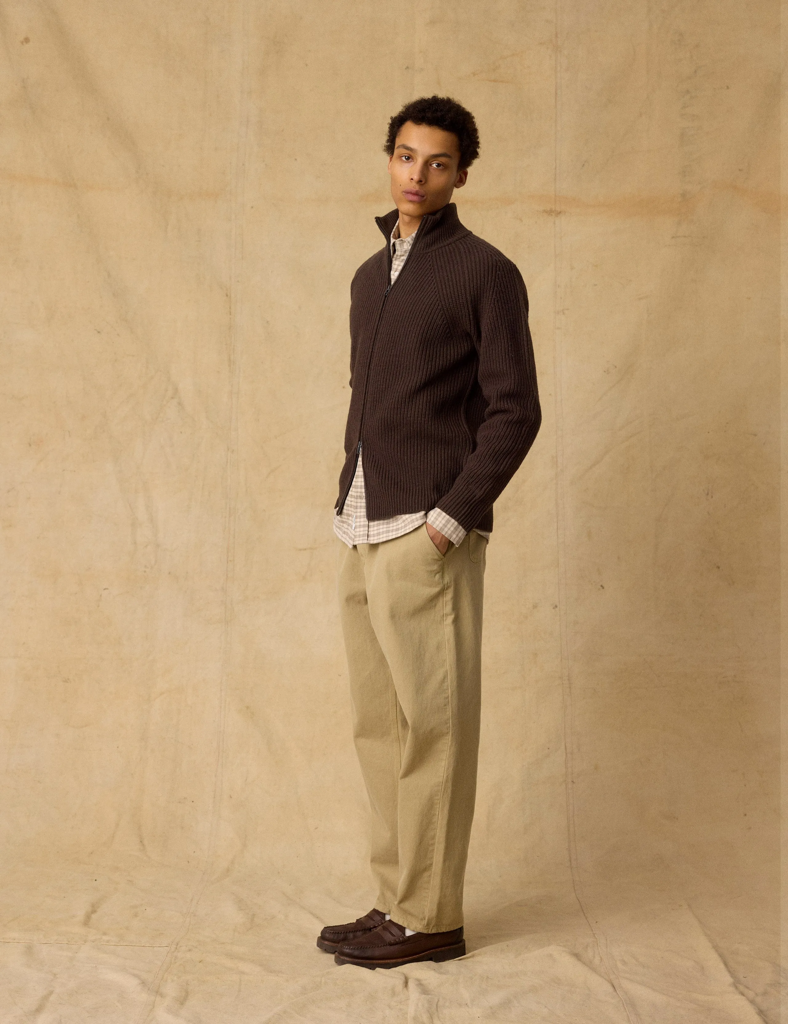 CLAY TWILL PANTS - KHAKI sold by Foret product image thumbnail 2
