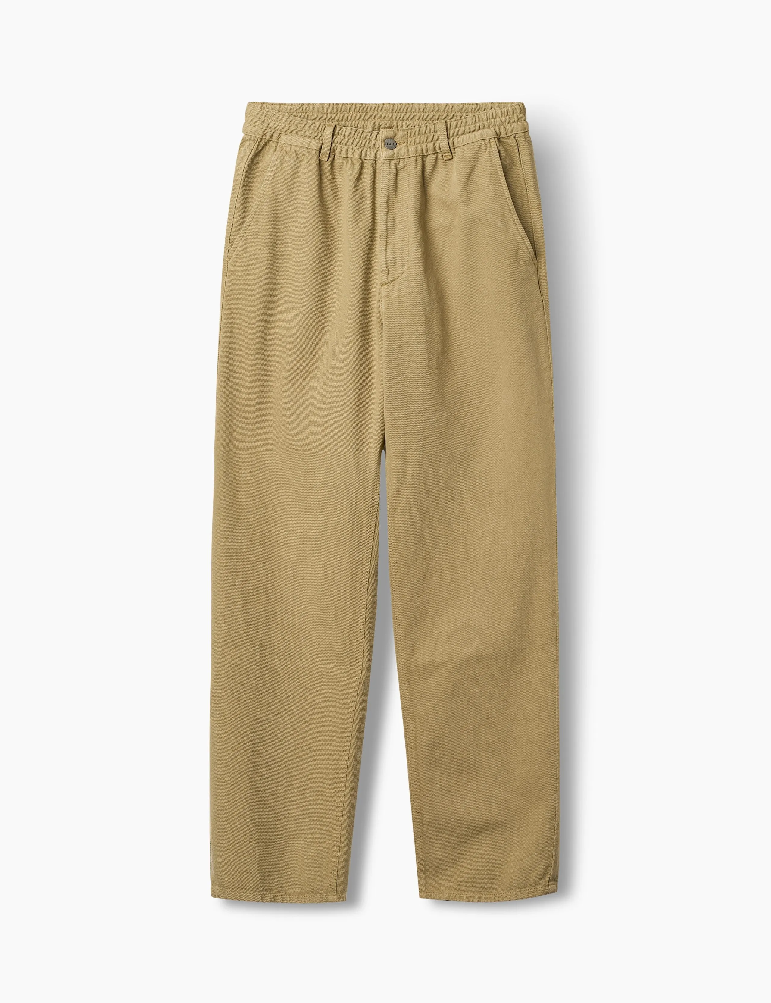 CLAY TWILL PANTS - KHAKI sold by Foret